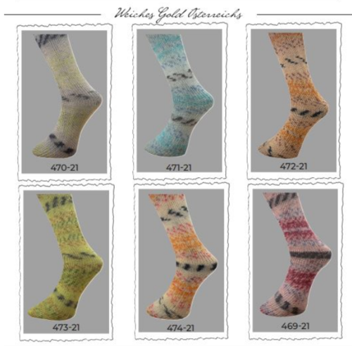 Ferner Lungauer Sockenwolle 6fach zur Wahl,  Farben 46921-47421