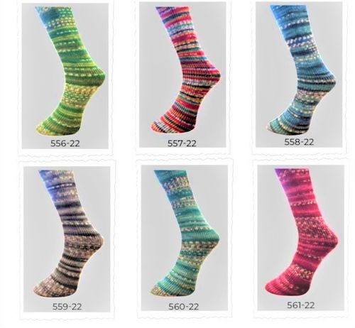 Ferner Lungauer Sockenwolle 6fach  zur Wahl Farben 556-561
